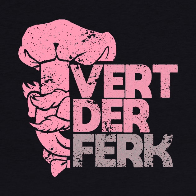 the swedish chef II Vert der ferk funny on t shirt by roeonybgm